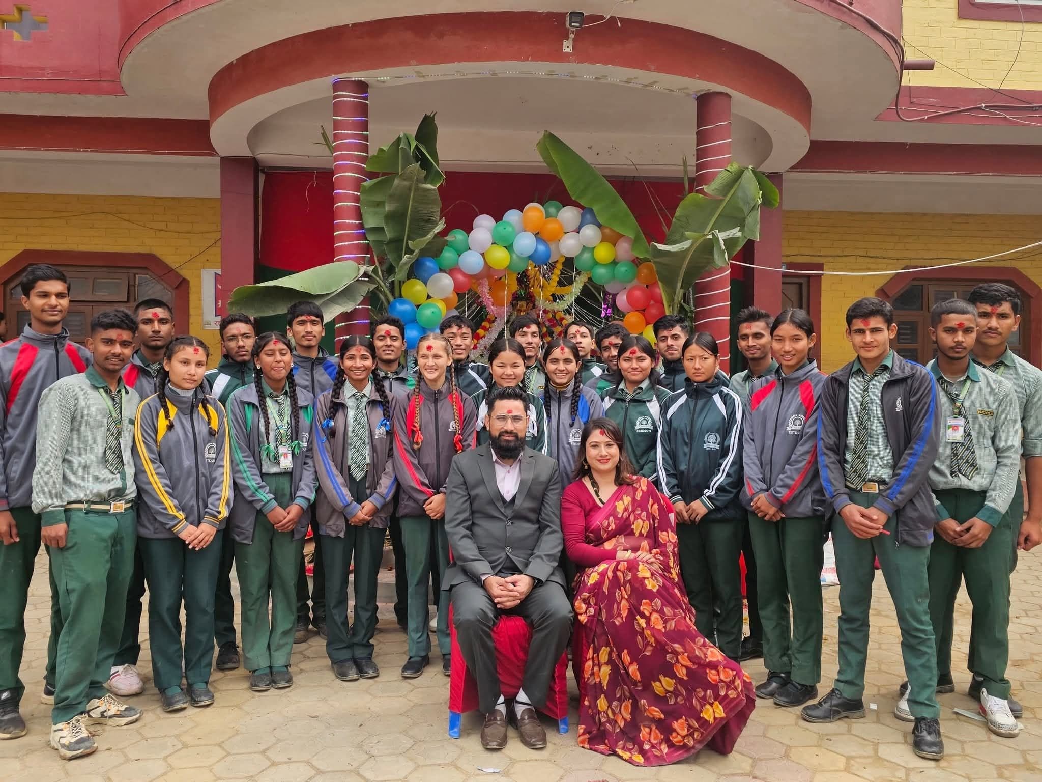 HKVSS leadership and students celebrating academic and character milestones.